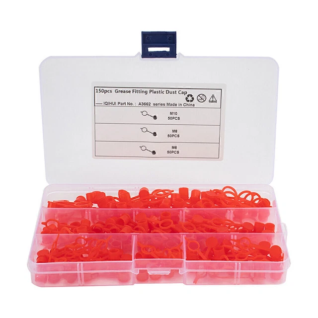 Protective Bleeder Caps KERISTE Brake Bleeder Screw Cap Grease Zerk Fitting Cap Rubber Dust Cover Black 20pc Grease Zerk Caps - View #11