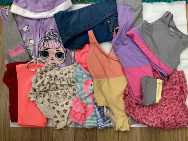 Girls Clothes Bundle Age 5-6-7 Years Various Stores
