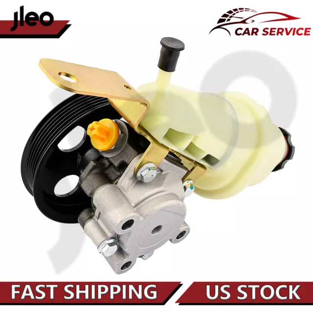 Power Steering Pump w/Pulley for 2000 2001 2002 2003 2004 Dodge Durango Dakota