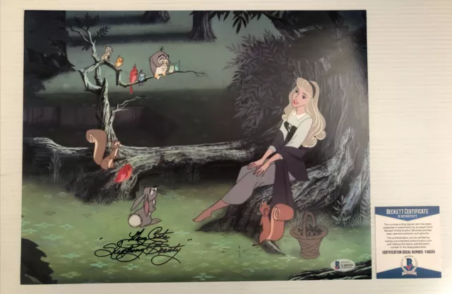 Mary Costa Signed Autographed 11x14 Photo  Sleeping Beauty Disney Beckett COA 1