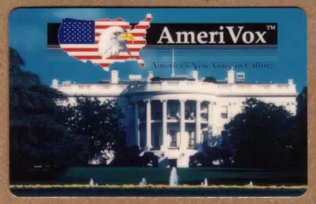 $10. White House (01/94) Phone Card