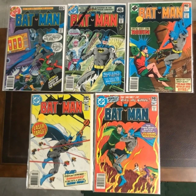 BATMAN: 305, 308, 316, 333, 335 Various Conditions Good