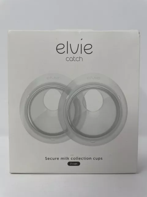 Elvie Catch Secure Milk Collection Cups (2-Pack) New