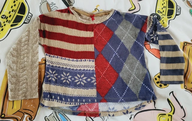 Top a righe tartan caldo morbido Next 4 anni combinazione spedizione costruire un pacchetto GC