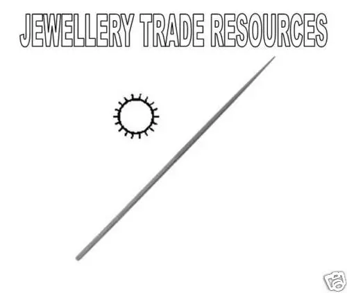 Jewellers Swiss Made 160mm Round Needle File Cut 0 Jewellery Making