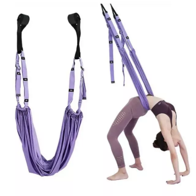 Hammock Pull Rope Aerial Yoga Strap Adjustable Female Gym Belt