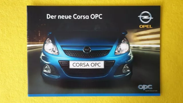 Opel Corsa OPC Performance Center car brochure catalogue May 2007 MINT VXR B