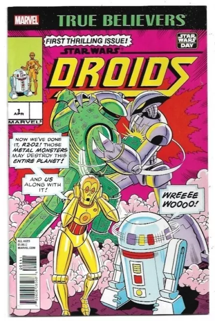 Star Wars Droids #1 True Believers Reprint NM (2016) Marvel Comics