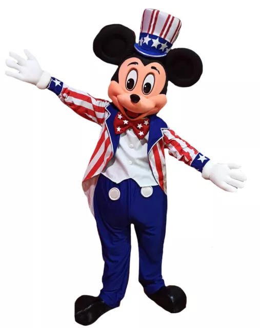 Mascotte Topolino Americano Mickey Mouse USA costume professionale Super Luxury