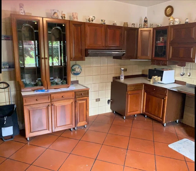 Cucina In Stile Classico In Legno Tutto Compreso + Frigo in omaggio
