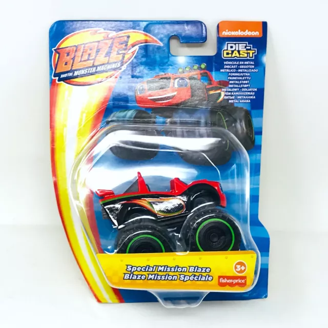 Carrinho de Roda Livre - Blaze and The Monster Machine - Slam e Go Racer  Blaze - Fisher-Price - superlegalbrinquedos