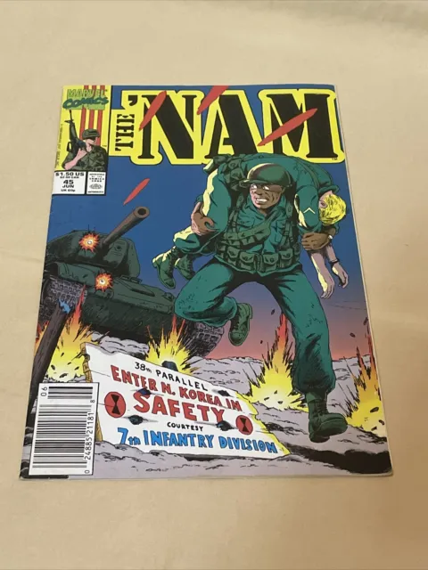 The Nam #45 Marvel Comics 1990 Newsstand
