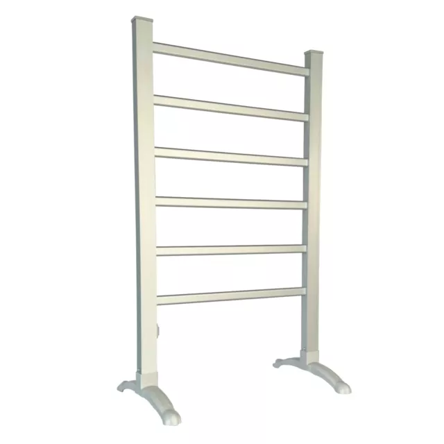 NEW! Portable Aluminium Electric Towel Rail Warmer with 6 Heated Bars