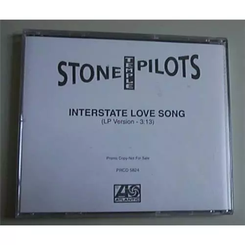 Stone Temple Pilots Interstate Love Song Cd Single 1 Track Promo + Back Artwork