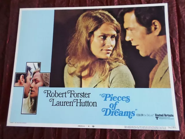 Lauren Hutton - Robert Forster - Pieces Of Dreams   Usa Lobby Card 11X14 -#4