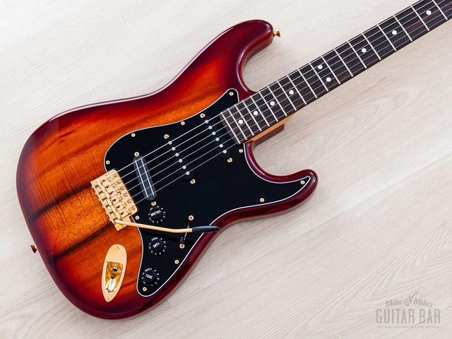 2013 FENDER STRATOCASTER ST62G/ASH KOA SSH Superstrat, Japan MIJ
