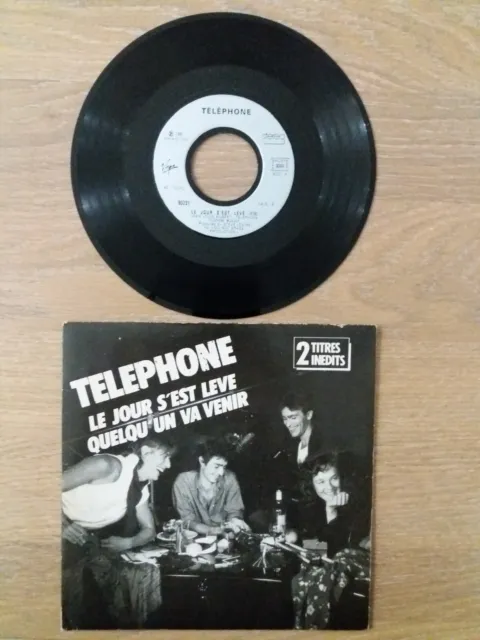 TELEPHONE Le Jour S'est Levé 1985 SP VIRGIN 90231 Rock Pop