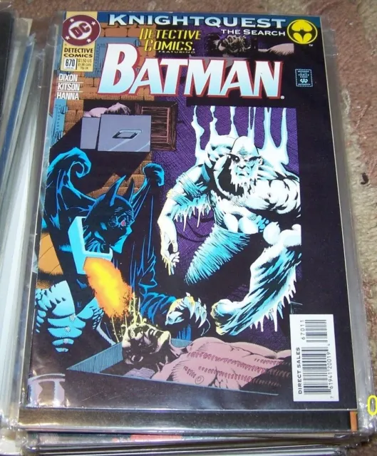 DETECTIVE COMICS  # 670 BATMAN 1994 knightquest DC  RENEE MONTOYA AZRAEL ROBIN