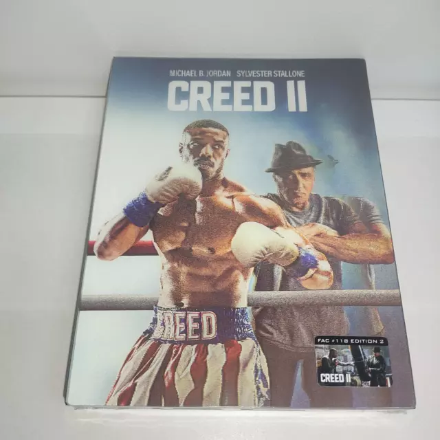 CREED II (2) FullSlip Lenticular SteelBook - FilmArena FAC 118 - NEUF