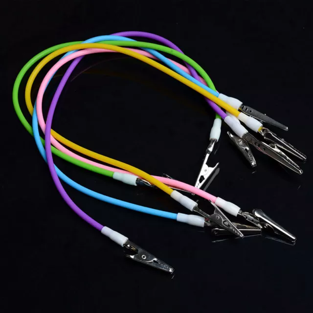 5× Dental Instrument Silicone Flexible Cord Bib Clips Napkin Holder Random Color