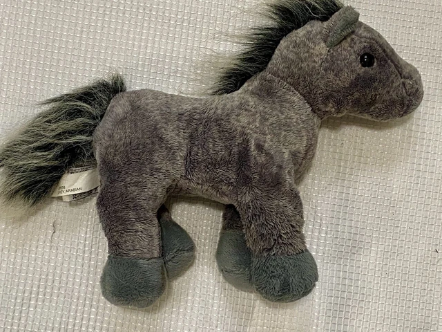 GANZ WEBKINZ GREY Arabian Horse Plush Stuffed Animal Toy NO CODE Retired 13.01 PicClick AU