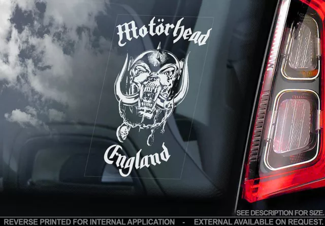 MOTORHEAD Car Sticker - Warpig Snaggletooth Decal Window Bumper Decal Sign - V01