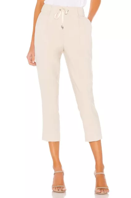 ATM Anthony Thomas Melillo NWT Womens Micro Twill Pull On Cropped Pants Med