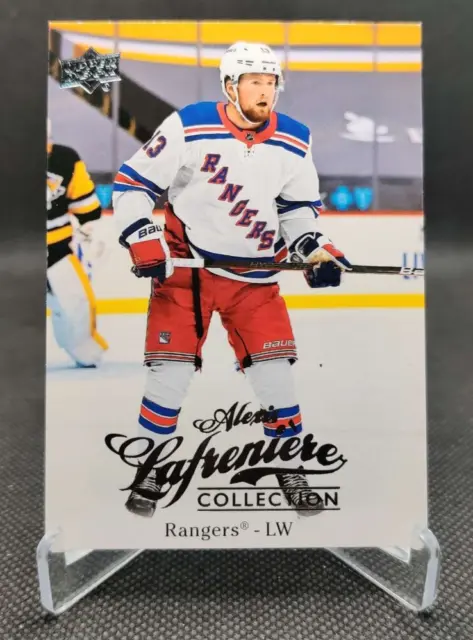 2020-21 Upper Deck Alexis Lafreniere Collection #18 New York Rangers hockey card