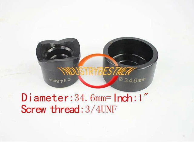PCS Hole Tool molds For TPA-8 Hydraulic Knockout Punch Driver 34.6mm