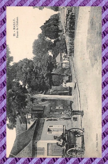 CPA 10 - MAILLY - milestone road