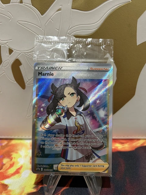 MARNIE SWSH121 POKEMON TCG Sword & Shield Promo Full Art Supporter