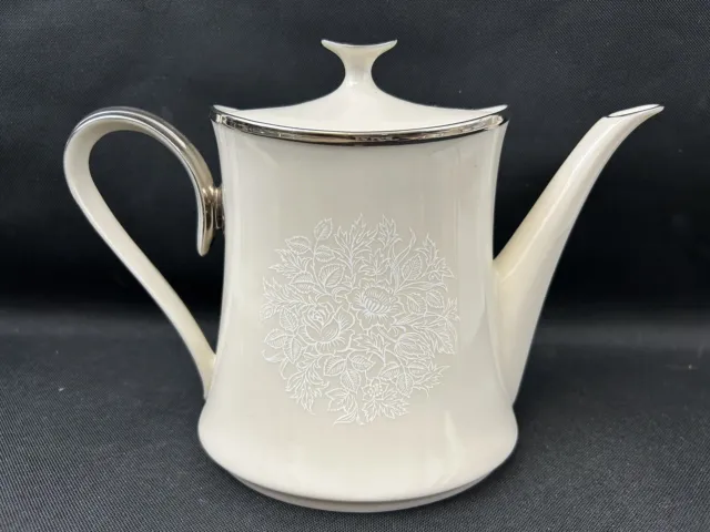 Lenox China Moonspun~(1) ~ 7 1/2" Tea / Coffee Pot with Lid~1st Quality~ Perfect