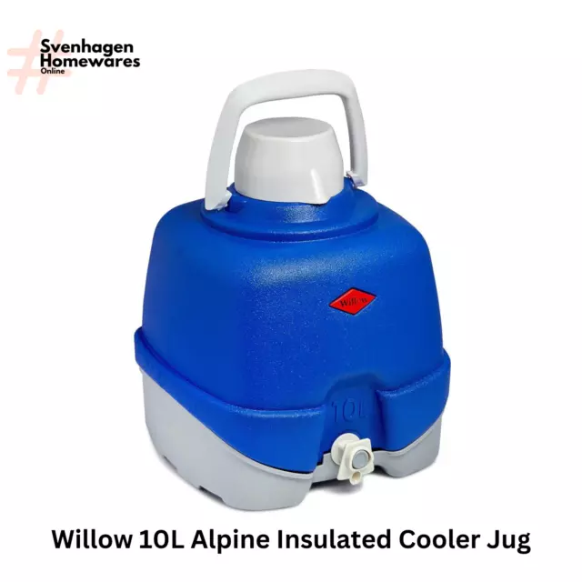 Willow 10L Alpine Insulated Cooler Jug - Heritage Blue/Multi 2