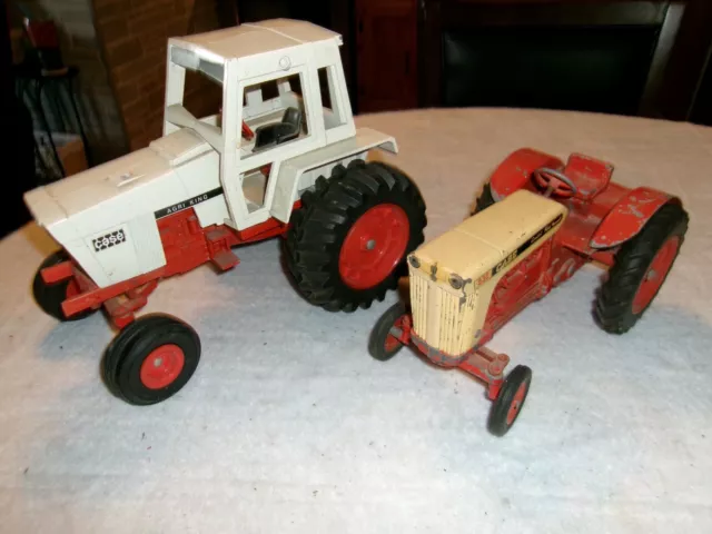 JI Case IH Farm Toy White Agri King 930 Comfort King Diecast Rims Good Hitch