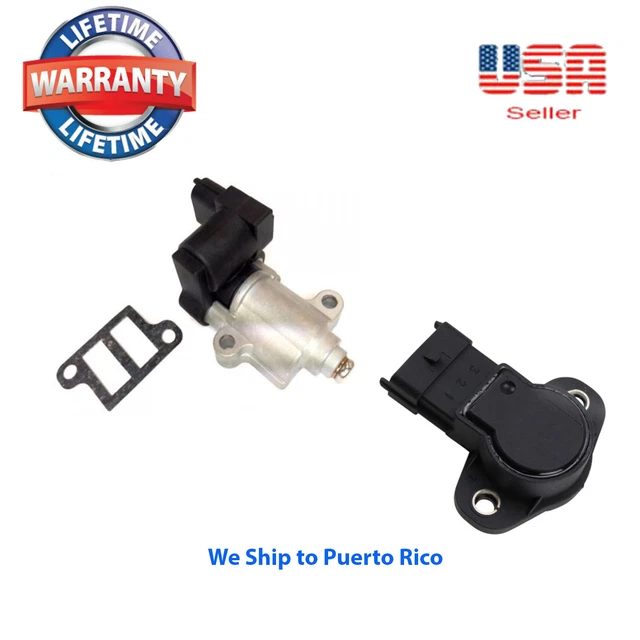 NEW IDLE SPEED AIR Control VALVE and Throttle Position Sensor for KIA