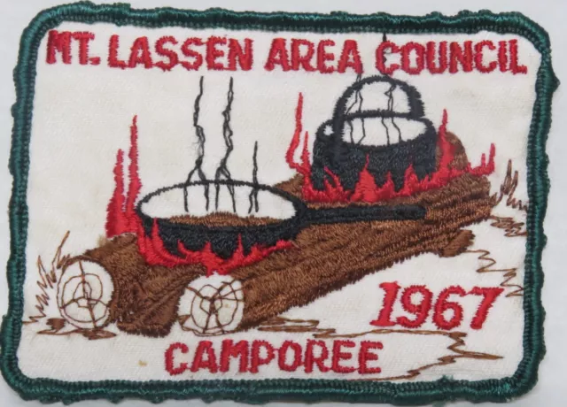 Boy Scouts America Camporee 1967 Mt. Lassen Area Council Patch BSA