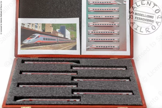 MD Trains 1:160 N - Multiple Électrique Etr 600 Frecciaargento Set Complet De 7