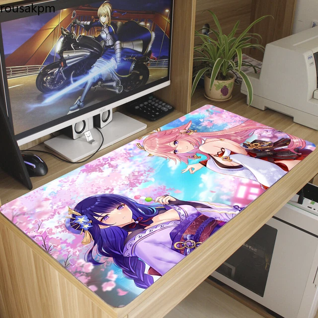 YAE MIKO RAIDEN Shogun Anime Genshin Impact Mouse Pad Play Mat Mousemat