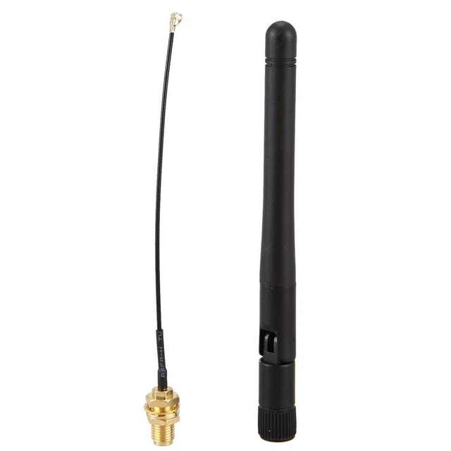 433MHZ ANTENNA 3DBI GSM RPSMA Plug Rubber Lorawan Antenna + IPX to SMA