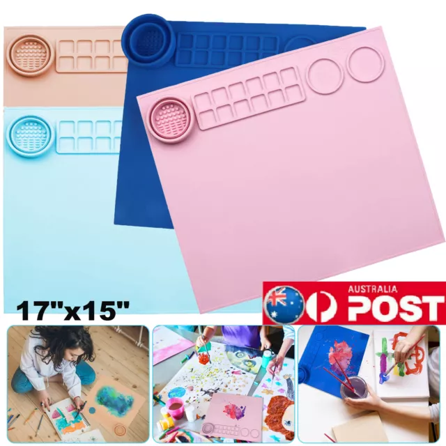 40x60cm Silicone Painting Mat For Kids Non-Stick Craft Mat Ink