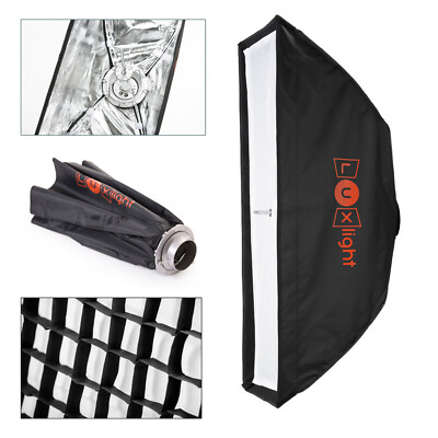 30 x 140cm Striscia Softbox & Griglia Bowens montare luxlight ®diffusore luce Flash 