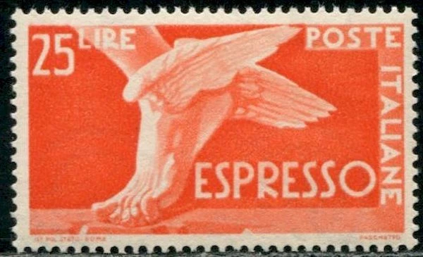 Lot N°6445b Italie Timbres pour lettre par Exprès N°30 Neuf ** LUXE
