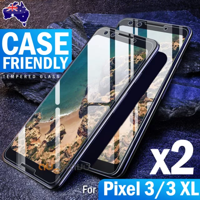 2x For Google Pixel 8 Pro 7a 6a 6 5 4a 4 XL 3a 3 Tempered Glass Screen Protector 2