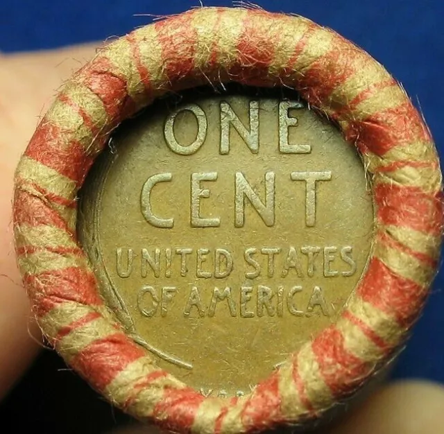 1909 VDB key date Wheat Cent / IHC ends on a 50-coin Mixed Indian / Wheat Roll