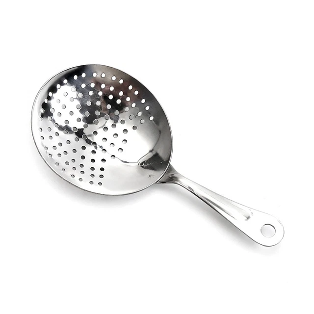 Bar Strainer Labor-saving Strain Multifunction Skimmer Spoon Julep Strainer Easy