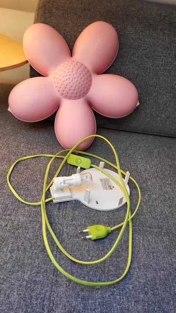 IKEA LAMPE BLUME Smila Blomma Wandleuchte Kinderzimmer E14 Rosa EUR 1
