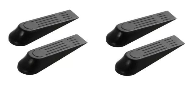 Set of 4 Piece Door Stoppers Jammers Ideal to Keep Doors Open Anytime