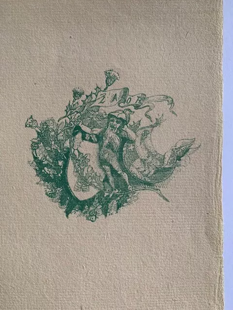 Ex-libris FROEREISEN Charles, gravure 68x85mm, 19è, vert, Moeder 130c
