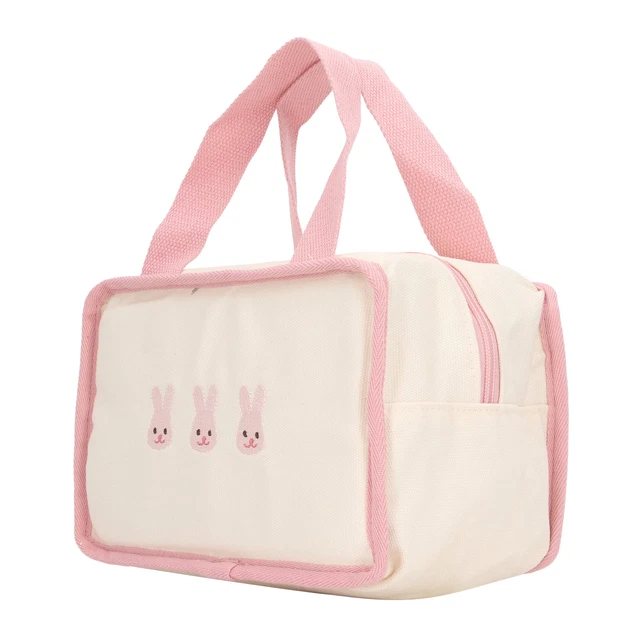 (Bunny Pattern)Airshi Thermal Insulated Lunch Box Large Capacity Embroidered