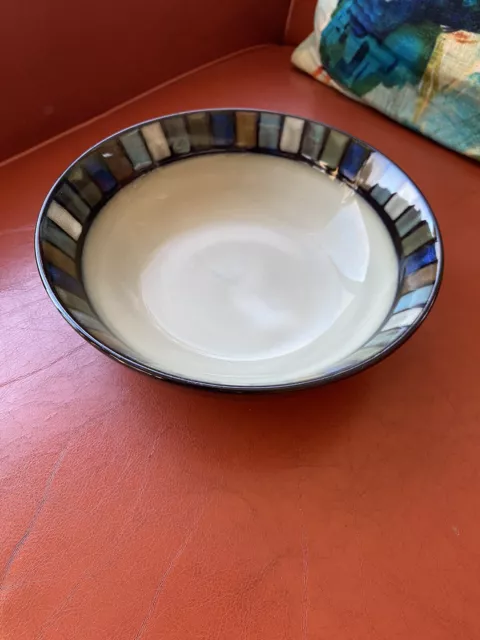 LAST ONE!  HARDLY USED Sonoma Life Style VALLEJO BLUE Soup Cereal Bowl